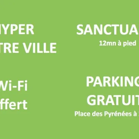 Le Montferrat - 65m2 - 2 - Rue De La Grotte - Hyper Centre * Lourdes