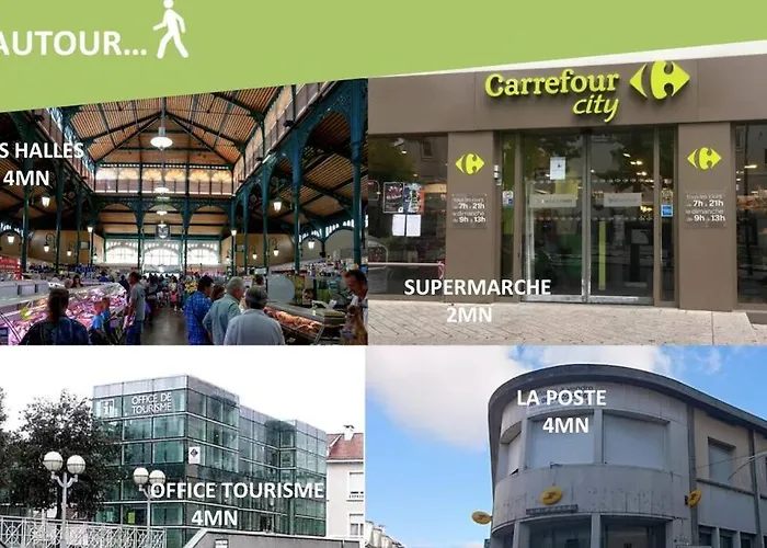 Le Montferrat - 65m2 - 2 - Rue De La Grotte - Hyper Centre Lourdes