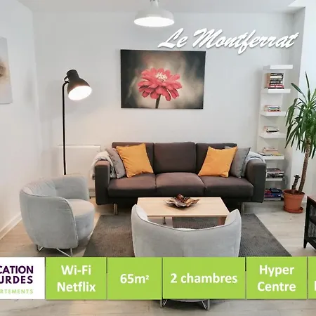 Le Montferrat - 65m2 - 2 - Rue De La Grotte - Hyper Centre Appartamento Lourdes
